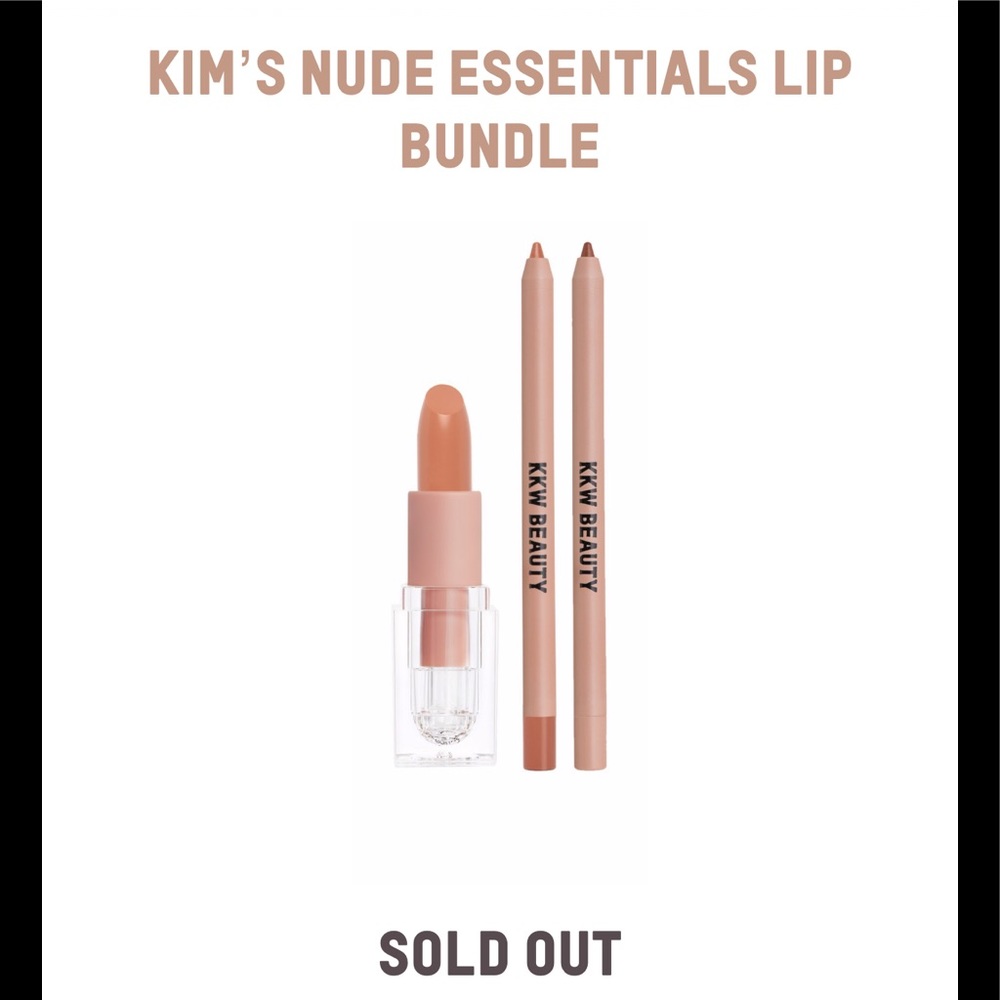 KKW BEAUTY Nude Lip Bundle NEVER USED